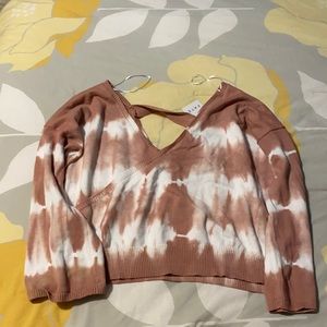 Crop Tie Dye sweater